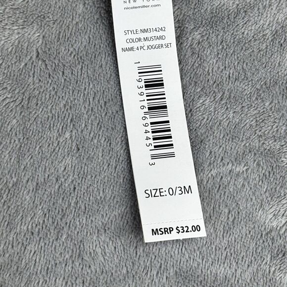 Nicole Miller Disney Baby 0-3M Outfit Lot Set Mickey Fall Floral Pants Vest NWT - Picture 8 of 14